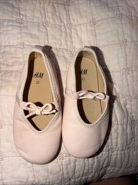 H&M Light Pink Girls' Bow Ballet Flats